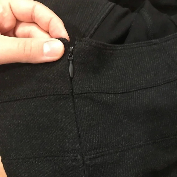 Athleta Flared Skirt Black Back Pocket - Picture 5 of 10